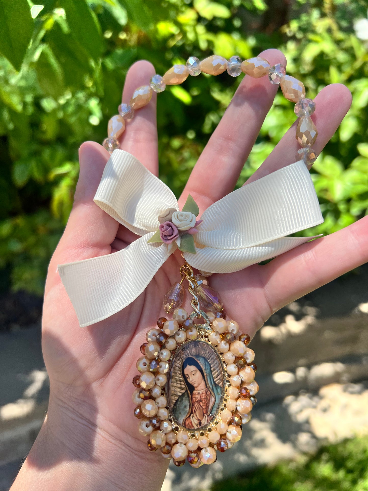 Virgen en Cristales